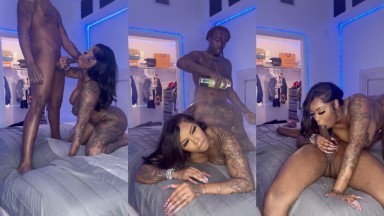 Keiyana - Tattooed Ebony Railed By BBC