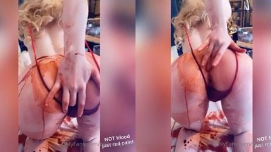 Belle Delphine - Asshole Fingering Video