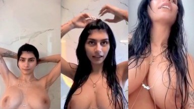 Mia Khalifa - Naked Hot Shower NEW PPV Video Leaked